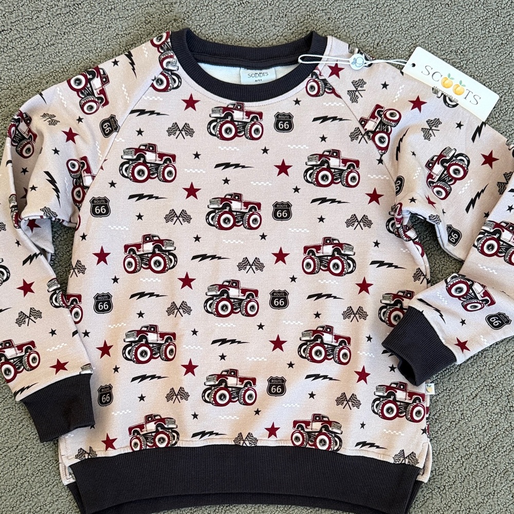 Revved Up Bamboo Sweatshirt by Scoots